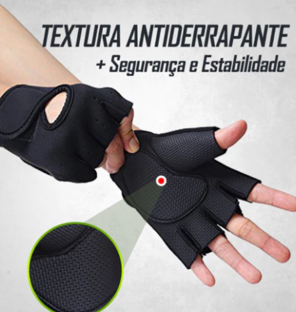 Luva de Academia PowerFit - Performance e Conforto - Chega de calos