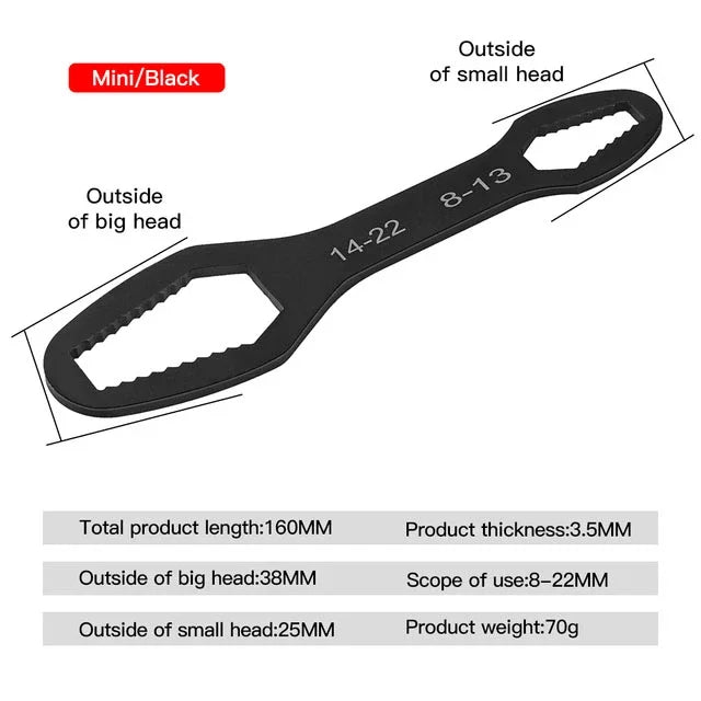 Chave Torx Universal de 8-22mm (Várias medidas em um só produto)