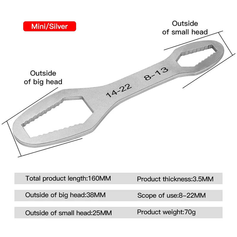 Chave Torx Universal de 8-22mm (Várias medidas em um só produto)